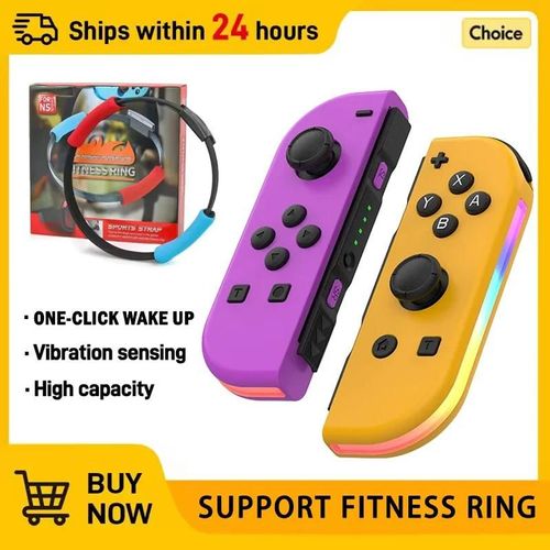 Contrôleur Sans Fil Pour Nintendo Ns/Oled/Lite Manette De Jeu Manette Double Vibration Turbo Télécommande 6 Axes Gyro L/R Joypad