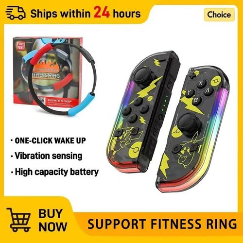 Contrôleur Sans Fil Pour Nintendo Ns/Oled/Lite Manette De Jeu Manette Double Vibration Turbo Télécommande 6 Axes Gyro L/R Joypad