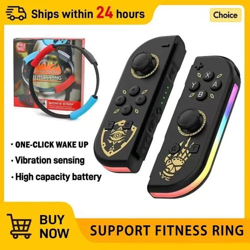 Contrôleur Sans Fil Pour Nintendo Ns/Oled/Lite Manette De Jeu Manette Double Vibration Turbo Télécommande 6 Axes Gyro L/R Joypad