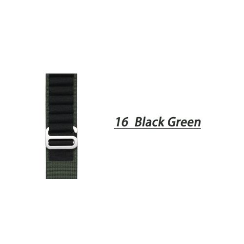 Bracelet À Boucle Alpine Pour Apple Watch Ultra,49mm 46mm 44mm 42mm 41mm 38mm,Bracelets À Crochet En Métal Iwatch Série Se 10 9 8 7 6 5.Blackgr.38mm 40mm 41mm