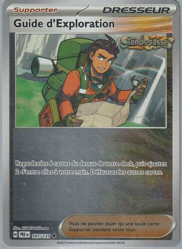 Carte Pokémon - Guide D' Exploitation - 107/131 - Reverse - Ev8,5 Evolutions Prismatiques