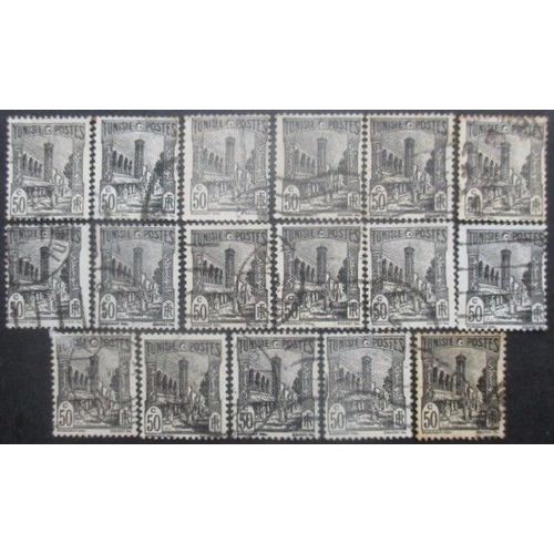 Tunisie N°132 X 17 Oblitéré