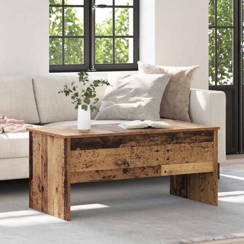 Vidaxl Table Basse Bois Ancien 102 X 50,5 X 46,5 Cm Bois D'ingénierie