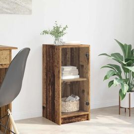 Vidaxl Buffet Bois Ancien 35 X 37 X 76 Cm Bois D'ingénierie