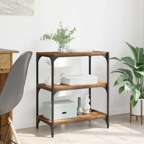 Vidaxl Bibliothèque Bois Ancien 60 X 33 X 71 Cm Bois D'ingénierie