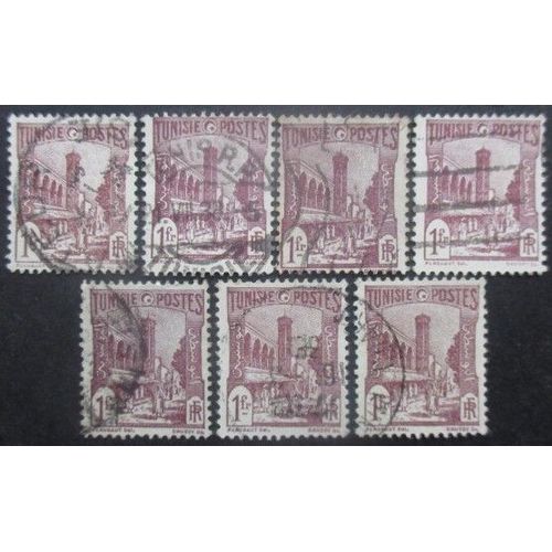 Tunisie N°137 X 7 Oblitéré