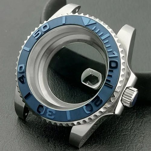 Boîtier De Montre Mécanique 40mm,Style Design Yacht Avec Cristal Saphir Pour Série Nh 35 36 38,Assemblage De Mouvement,Accessoires De Montre.27.Case Diameter 40mm