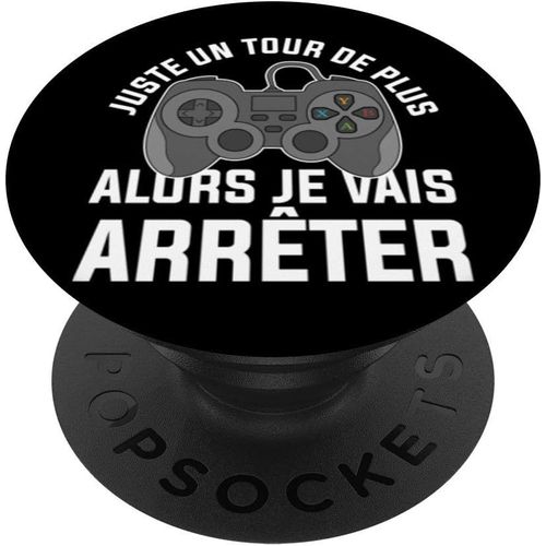 Tlp-Drôle Gamer Gaming Console Joueur Amoureux De Jeux Vidéo Popsockets Popgrip - Support Et Grip Pour Smartphone/Tablette Avec Un Top Interchangeable