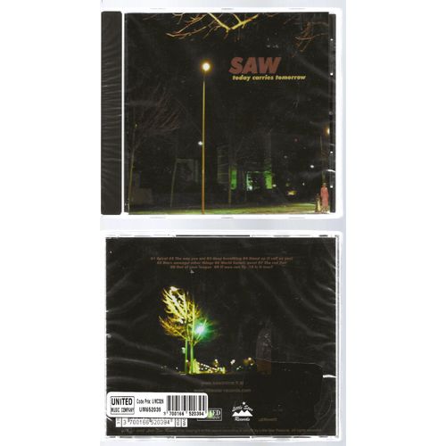 [ Cd 10 Titres / Rock, Pop / Indie Pop ] Saw : " Today Carries Tomorrow " ( 2003, Little Star Records, 3700166520394 )