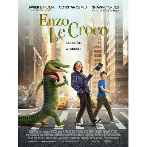 Enzo Le Croco - Affiche Originale De Cinéma - 120x160cm - 2022 - Javier Bardem