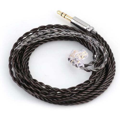 LORANKA-Tripowin Mirage 30AWG OCC HiFi IEM Câble pour moniteur intra-auriculaire pour 7hz Zero Dioko T2 T3 PLUS Wan¿er Cadenza QKZ HBB(3,5mm,Encastré 2 broches)