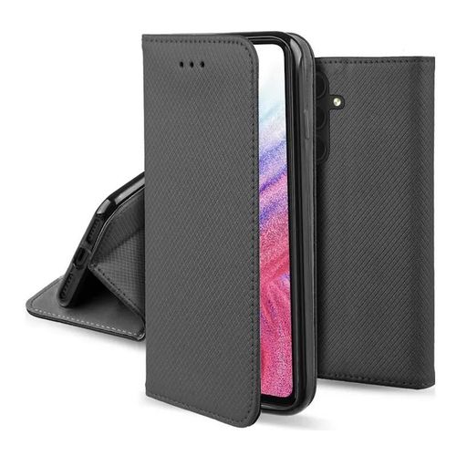 Housse pour Samsung Galaxy A36 et A56 5G - etui coque pochette portefeuille + film ecran - NOIR MAGNET