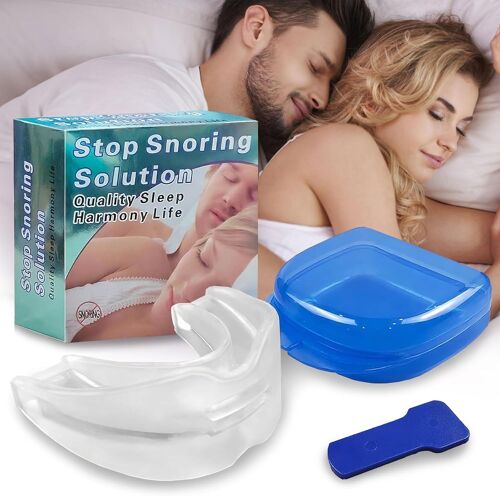 Anti Ronflement Gouttière,Réglable Anti Ronflement Ronflement Buccaux,Goutiere Dent Bruxisme,Protecteurs Buccaux,Améliore La Qualité Du Sommeil,Adapté Aux Hommes Et Aux Femmes Ronflent 