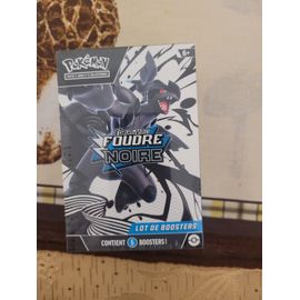 Pokémon : Lot De Boosters Écarlate Et Violet – Foudre Noire (6 Boosters) Du Jcc Pokémon