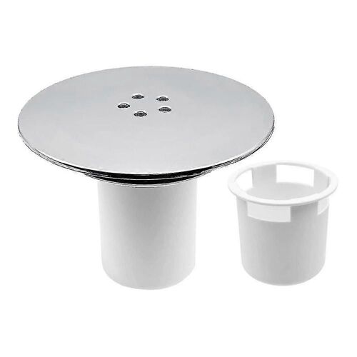 Couvercle de siphon de douche, couvercle de trou de bouchon de douche 90 mm/115 mm, trou de remplacement de bouchon de vidange, finition chromée