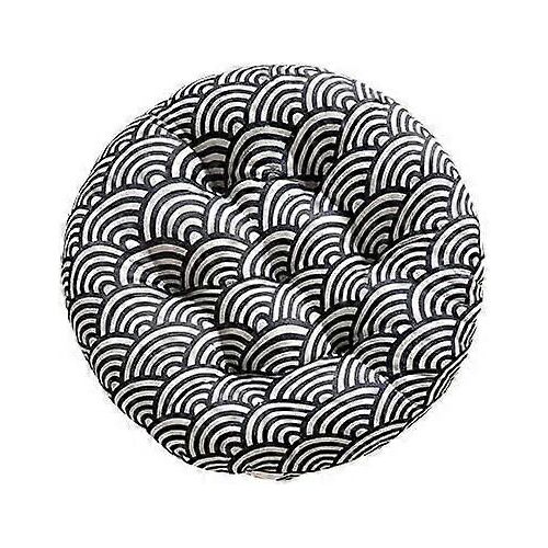 Coussin De Siège Rond, Coussin De Tatami, Coussin De Chaise Épais, 100 % Coton Et Lin