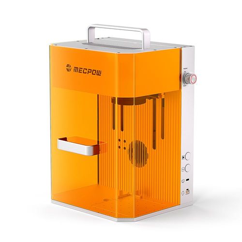 Mecpow X1 Machine de découpe et de gravure laser double, infrarouge 2 W et diode 10 W, vitesse de 5 000 mm/s, 105 × 105 mm