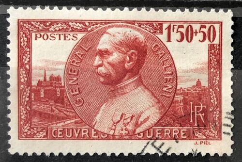 Pour Les Oeuvres De Guerre - Galliéni 1f50+50c (Très Joli N° 456) Obl - France Année 1940 - Brn83 - N33796
