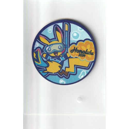 Jeton Pokémon - Championnat Du Monde 2024 Honolulu - 5cm -