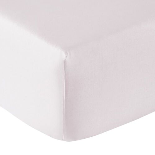 Drap Housse Coton Tourterelle 90x190 Cm