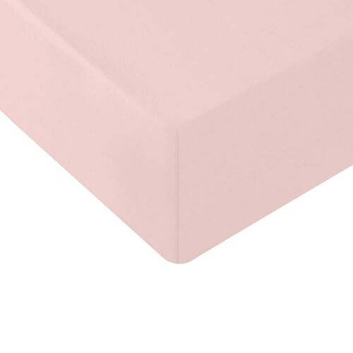 Drap Housse En Coton Bio Lavé Poudre 140x190 Cm
