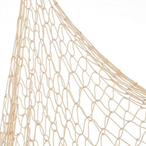 Filet de pêche décoratif en coton beige 150x200cm