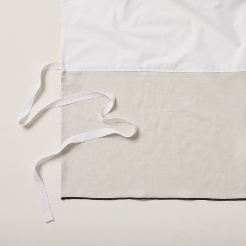 Cache Sommier En Lin Beige 140x200 Cm