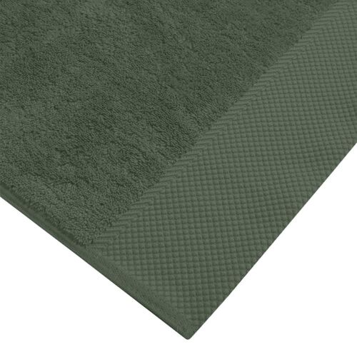 Maxi Drap De Bain Coton Peigné 560 G/M² Eucalyptus 100x150 Cm