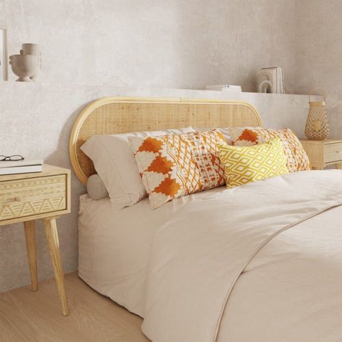 Tête De Lit En Rotin Naturel 140 Cm