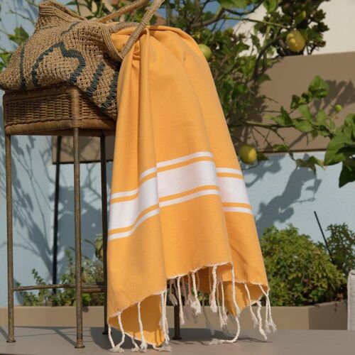 Fouta Coton Safran 100x200
