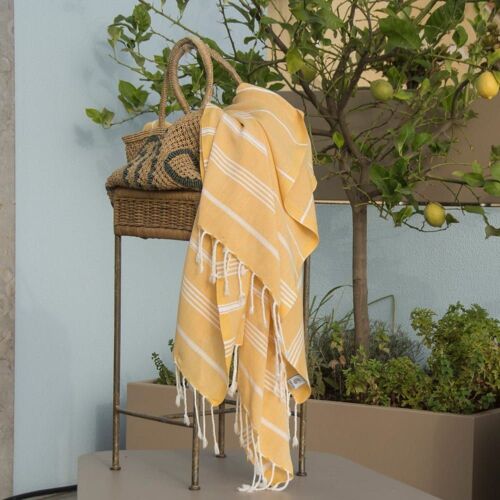 Fouta Coton Safran 100x200