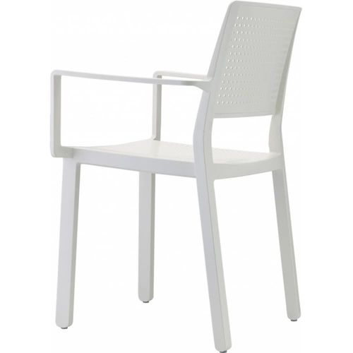 Fauteuil Design En Plastique Blanc