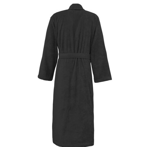 Peignoir Unisexe En Coton Noir S