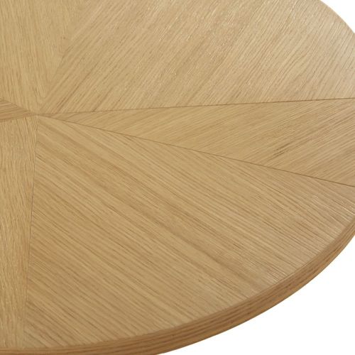 Plateau De Table Professionnel Effet Chêne Motif Géométrique 2/4 Personnes D70