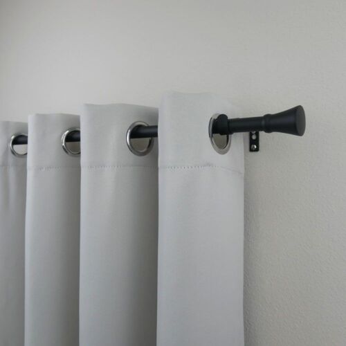 Kit Tringle Extensible Ø 16/19 110 À 210 Cm - Noir Mat