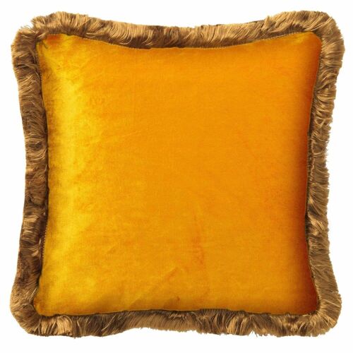Coussin Jaune 45x45 Cm Fleuri