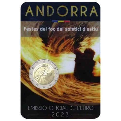 Pièce De 2 Euros Commémoratives 2023 Andorre