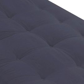 Matelas futon coton traditionnel, 13cm anthracite 140x200