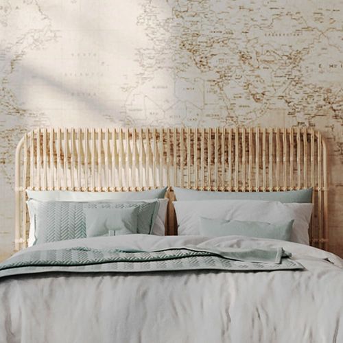 Tête De Lit En Rotin Naturel 140 Cm