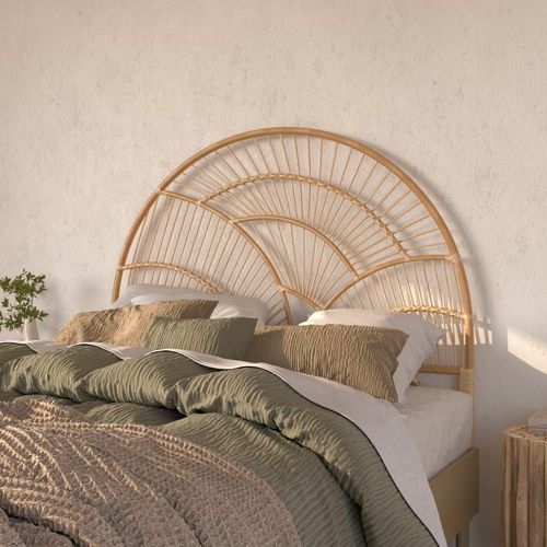 Tête De Lit En Rotin Naturel 140 Cm