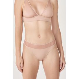 Culotte Transparente En Tulle - Pure Mesh - Xs - Rose Givre - Femme - Etam
