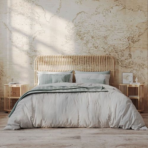 Tête De Lit En Rotin Naturel 160 Cm