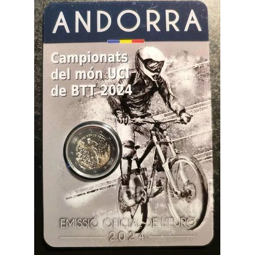 Pièce De 2 Euros Commémoratives 2024 Andorre.