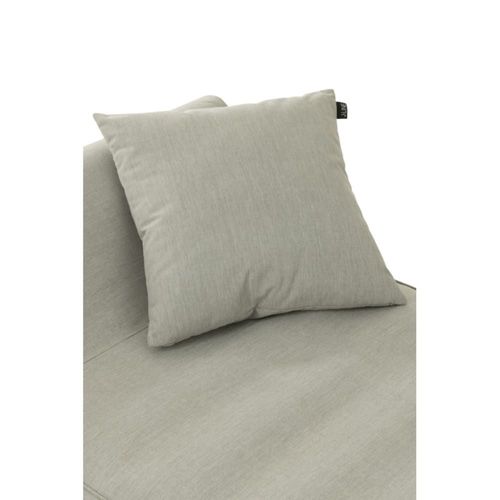 Coussin Extérieur En Polypropylène Gris 50x50x18 Cm