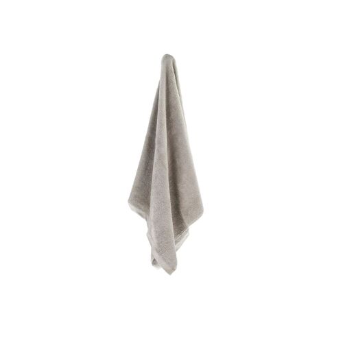 Serviette En Coton Bio Gris Clair 70x140 Cm