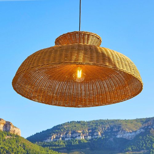 Suspension D'extérieur Rotin Beige D80 Cm