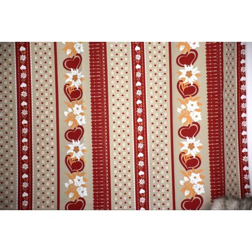 Rideau D'ameublement Montagne Rouge 180x240cm