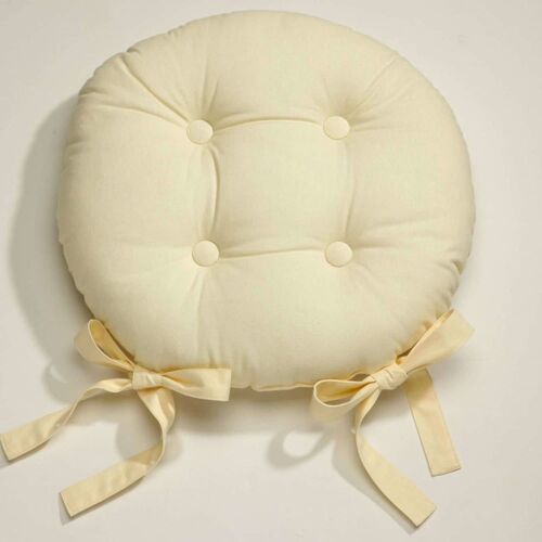 Lot De 2 Galettes Rond Naturel En Coton