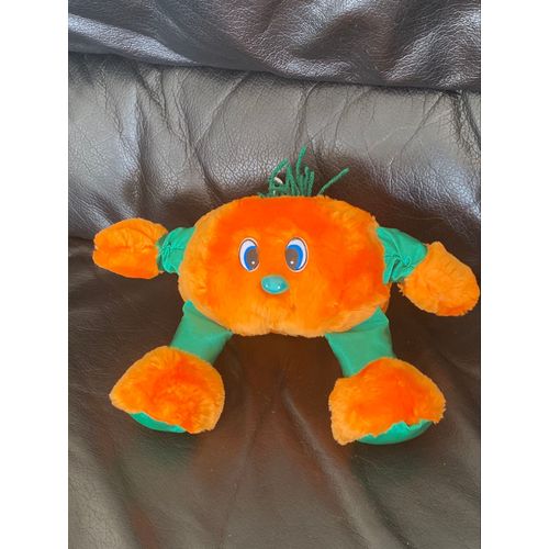Halloween Fun World Orange citrouille peluche vintage 20cm 