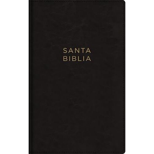 Nbla, Santa Biblia, Ultrafina, Letra Grande, Leathersoft, Negro, Palabras De Jesús En Rojo, Con Cierre (Spanish Edition)